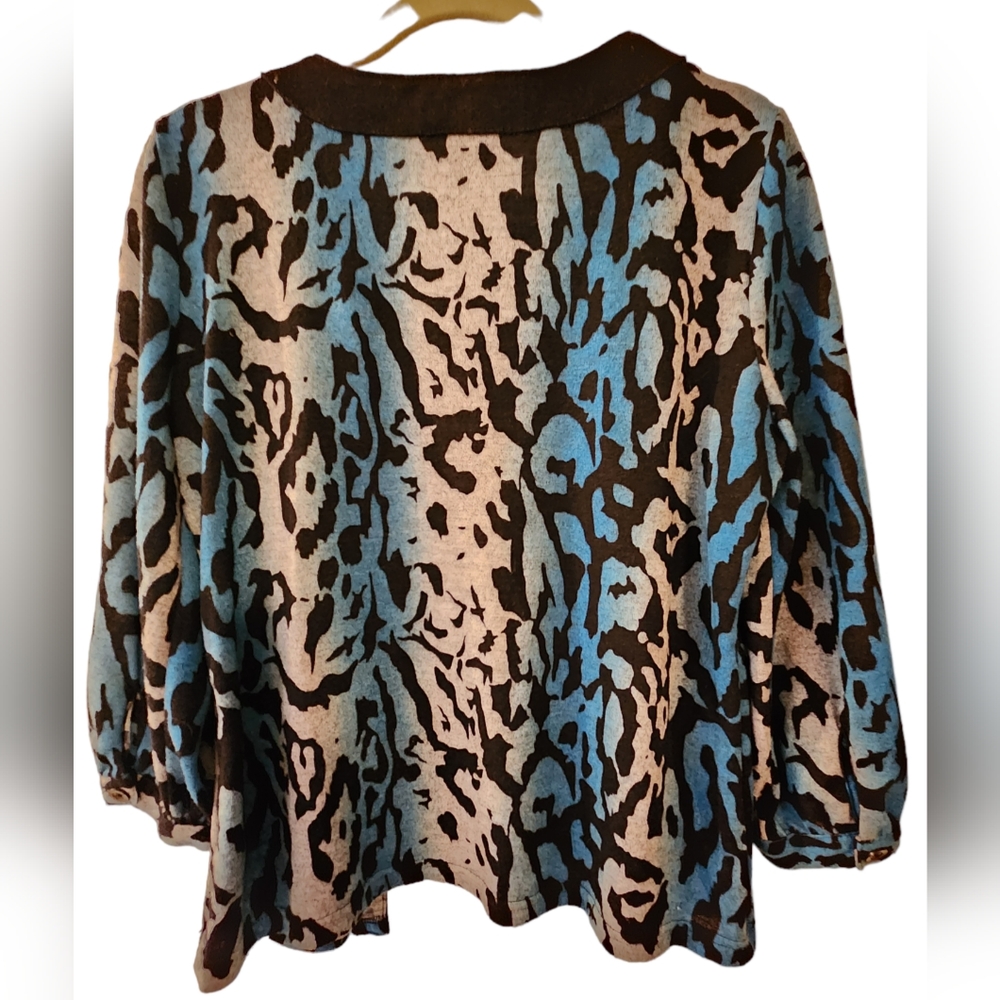 Multiples Medium 100% Polyester Attached Cardigan… - image 2